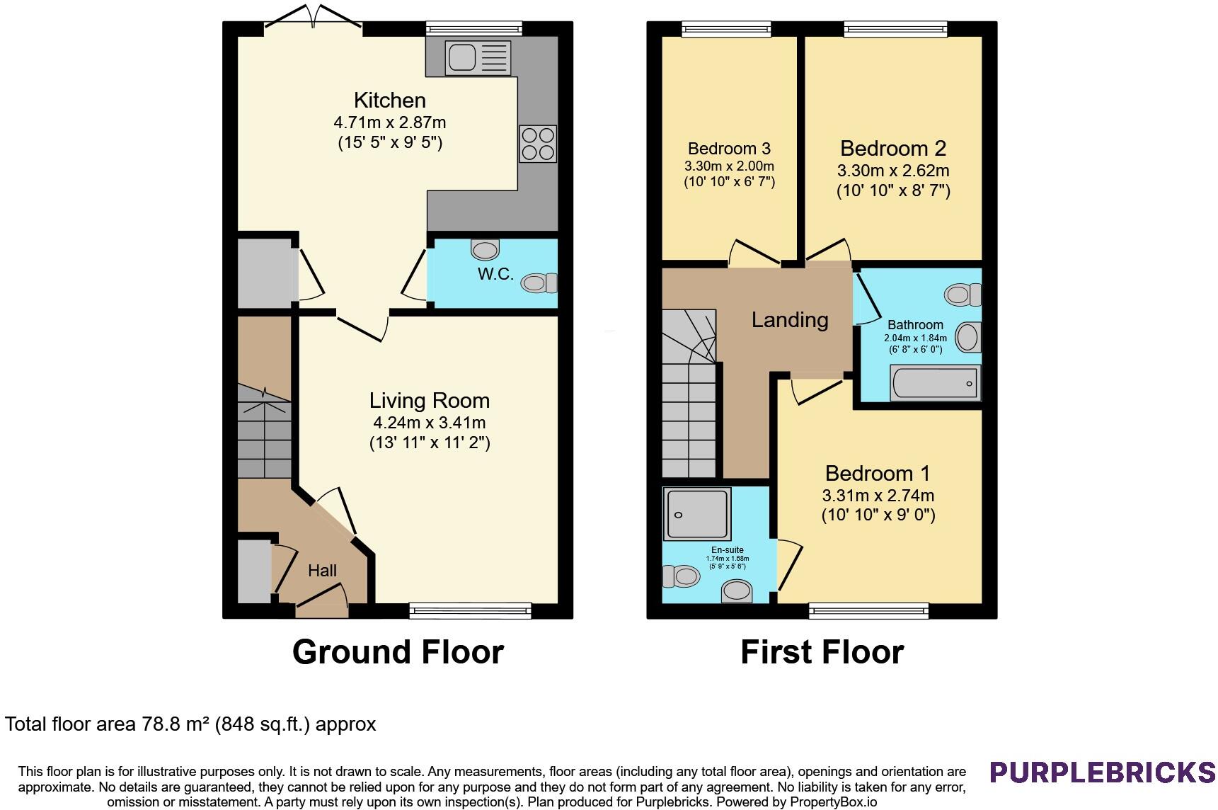 Massey Drive, Worcester, WR5 floorplan