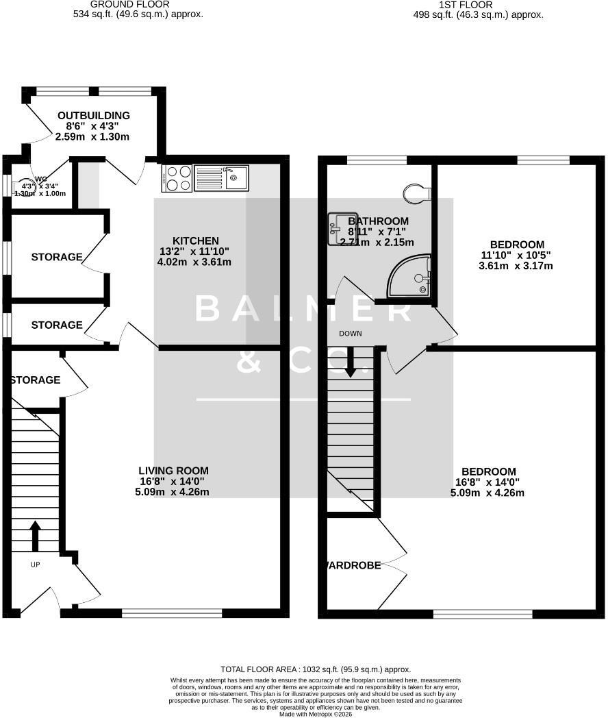 Clegg Street, Astley, Tyldesley, M29 floorplan