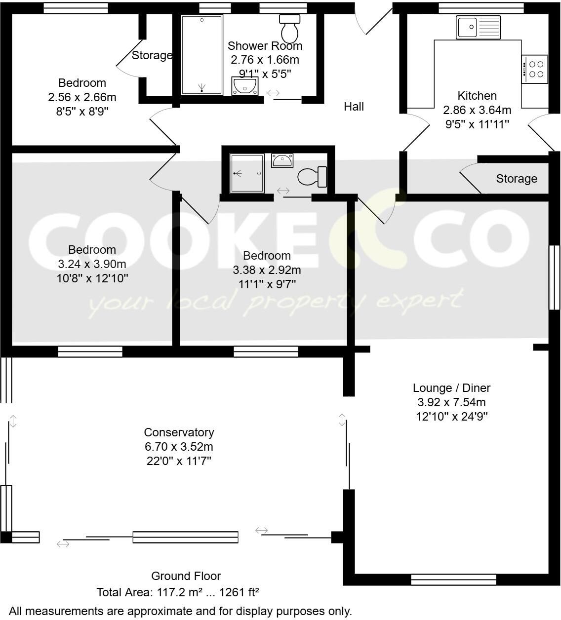 Grass Road, Brean floorplan