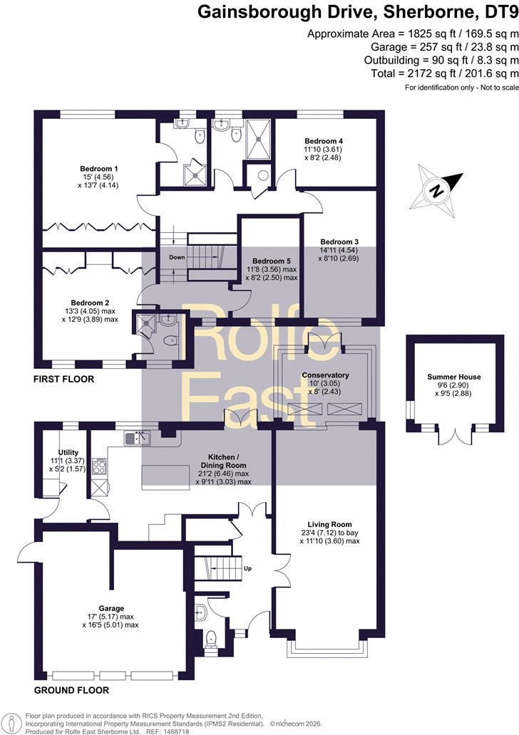 22, Gainsborough Drive, Sherborne floorplan
