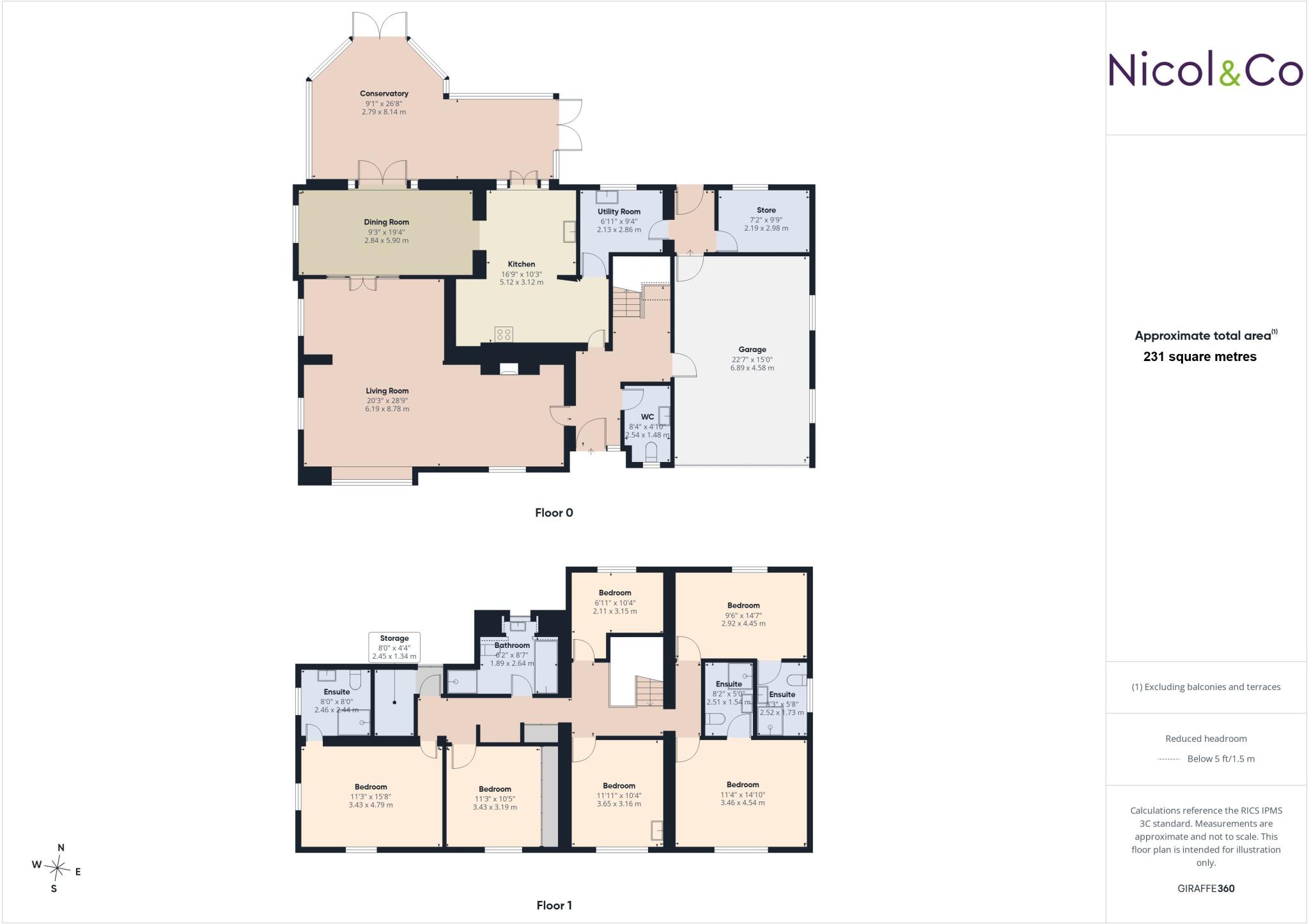 Worcester Road, Newland, Malvern, Worcestershire, WR13 floorplan