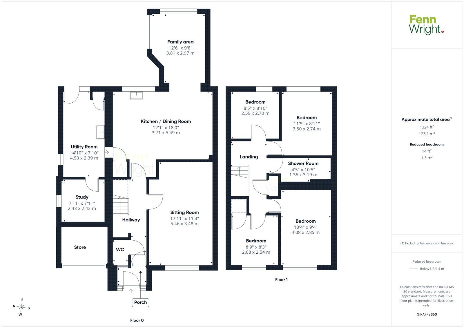 Ransome Close, Sproughton, Ipswich, Suffolk, IP8 floorplan