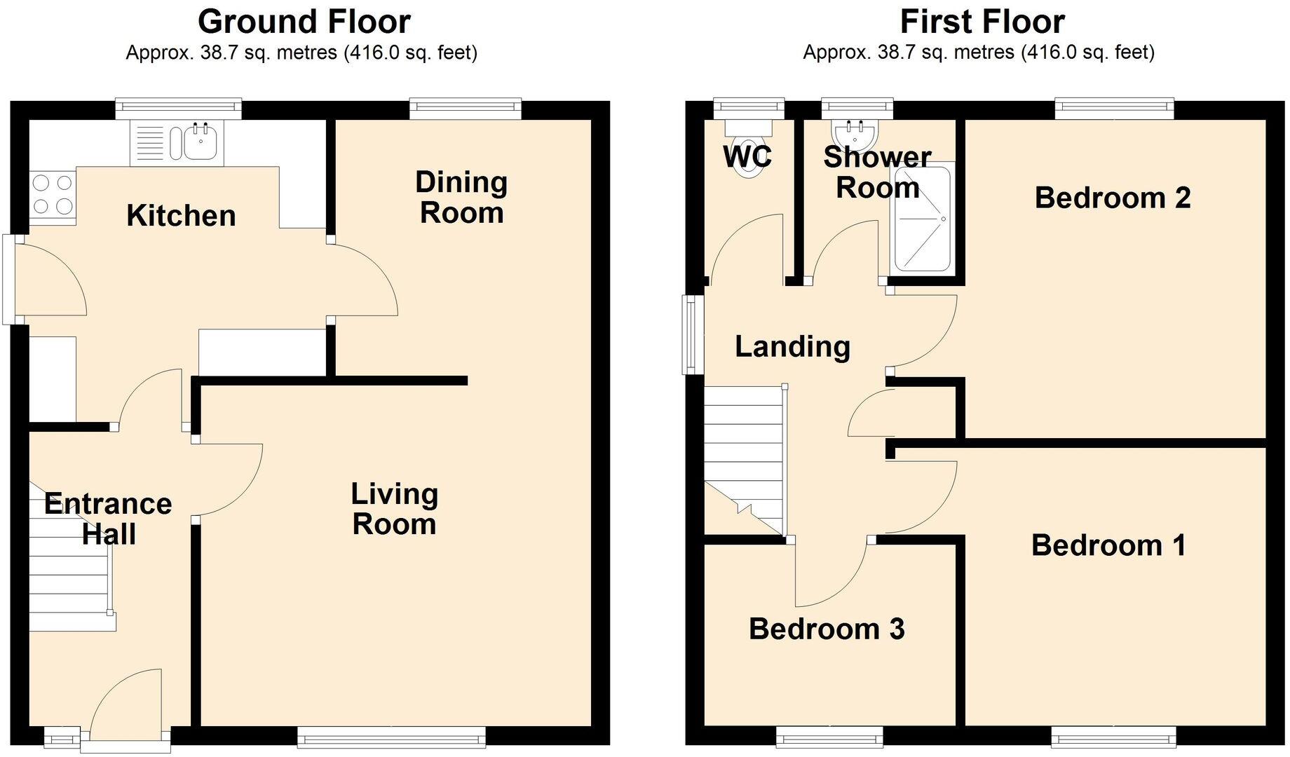 Reapers Rise, Epworth, DN9 floorplan
