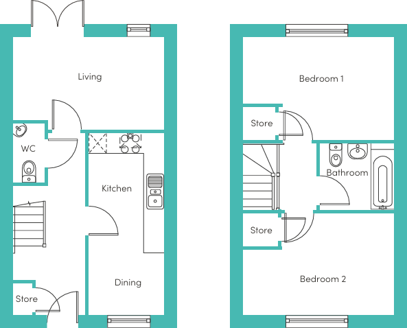 Halford Avenue, Nuneaton, CV11 floorplan