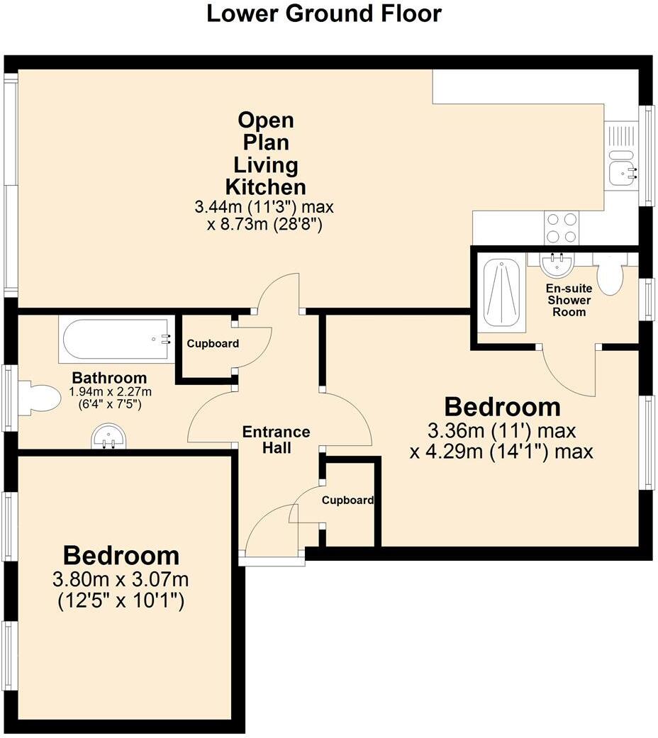 Apartment 12, Stile 24, 73 Newsome Road, Huddersfield HD4 floorplan