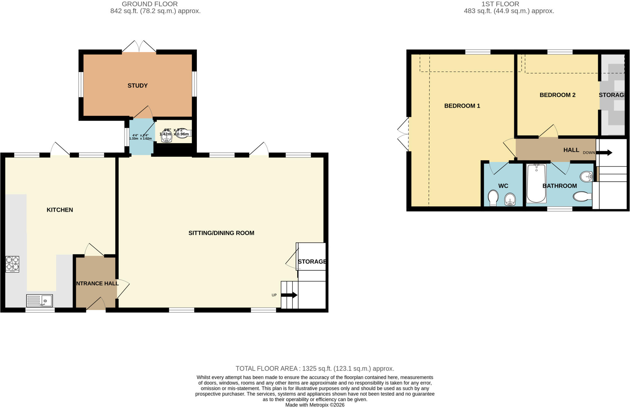 The Coach House, The Manor, Herringswell, Bury St. Edmunds, Suffolk, IP28 floorplan