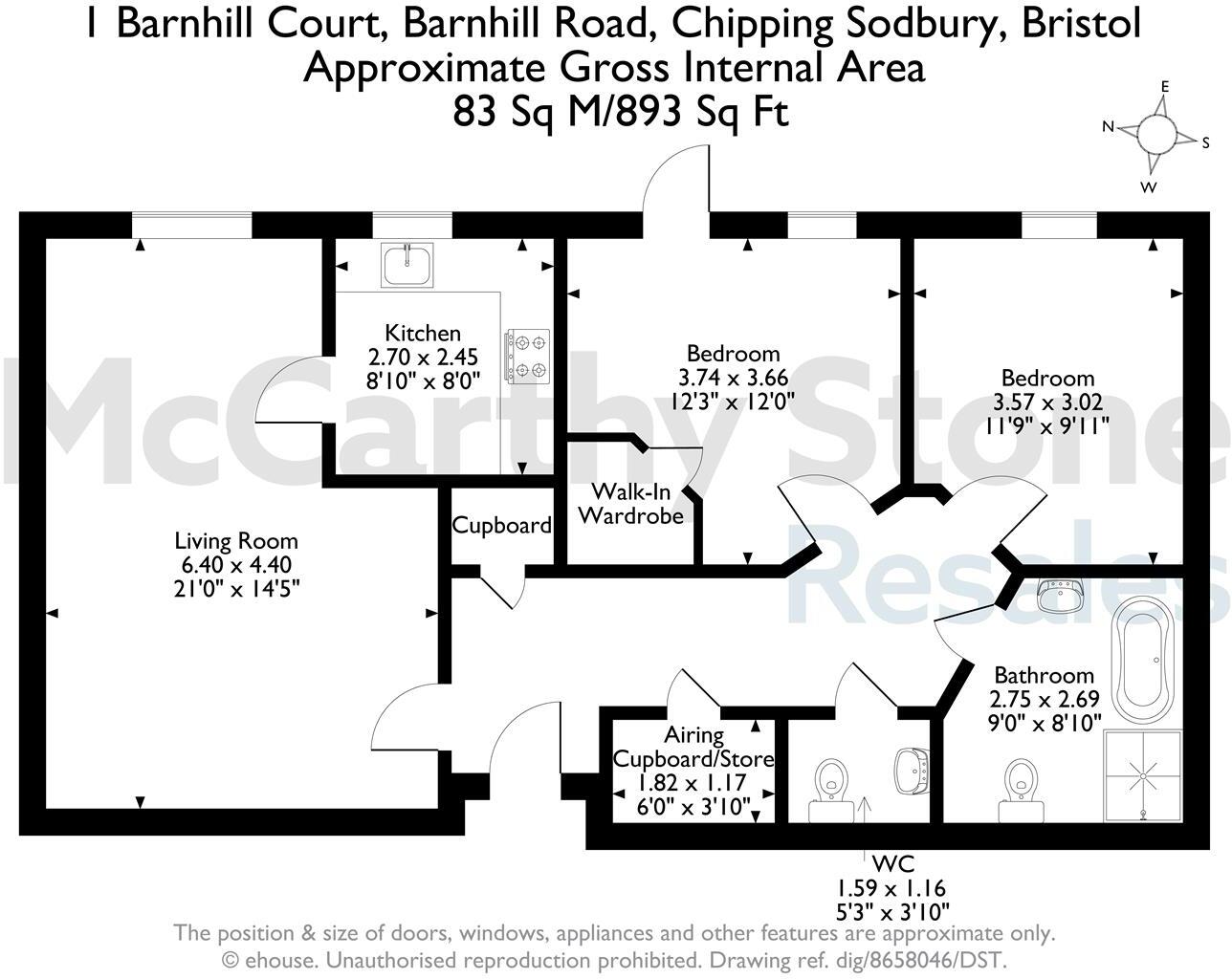 Barnhill Court, Barnhill Road, Chipping Sodbury, Bristol floorplan