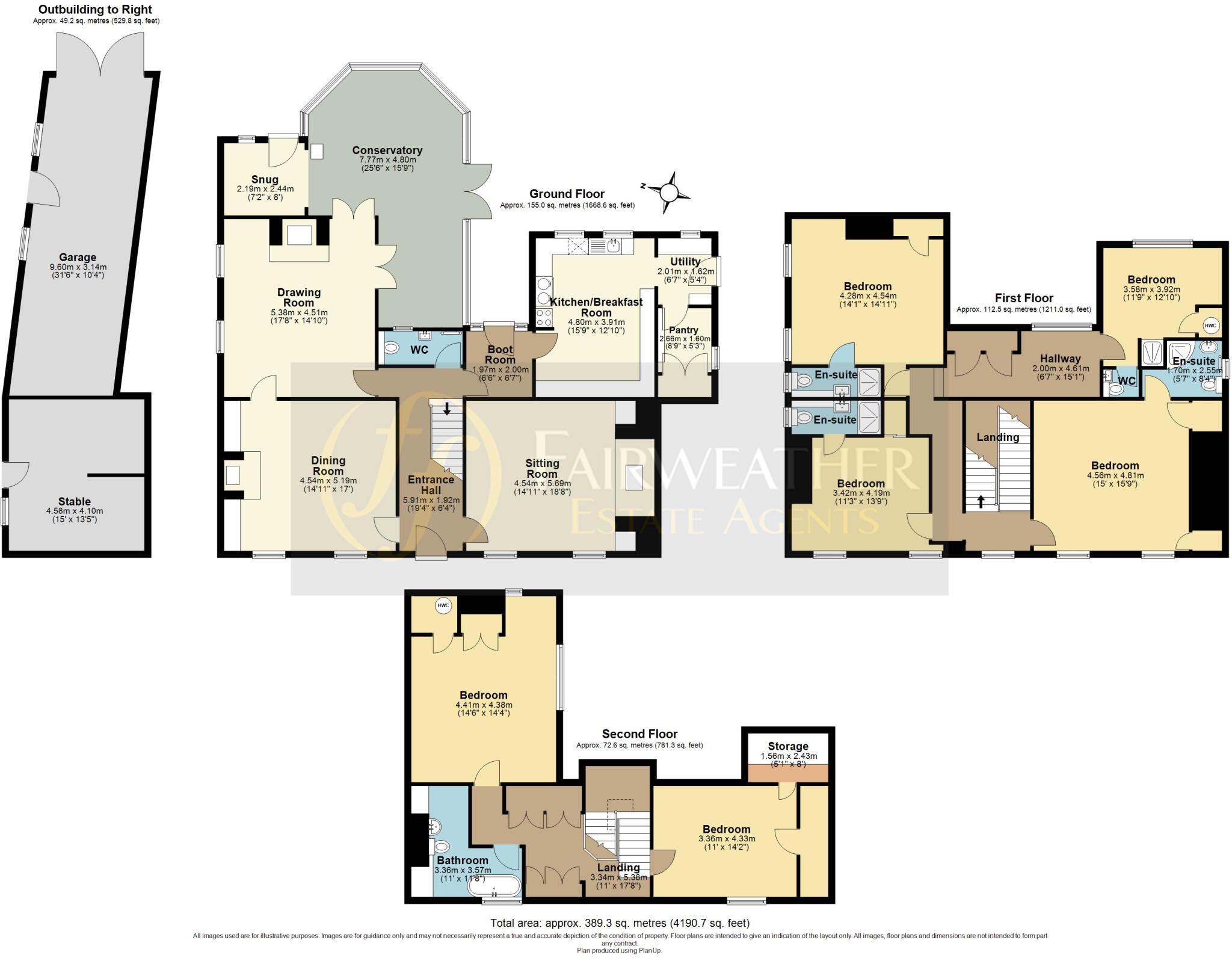 Station Road, Sutterton, Boston, Lincolnshire, PE20 2JH floorplan