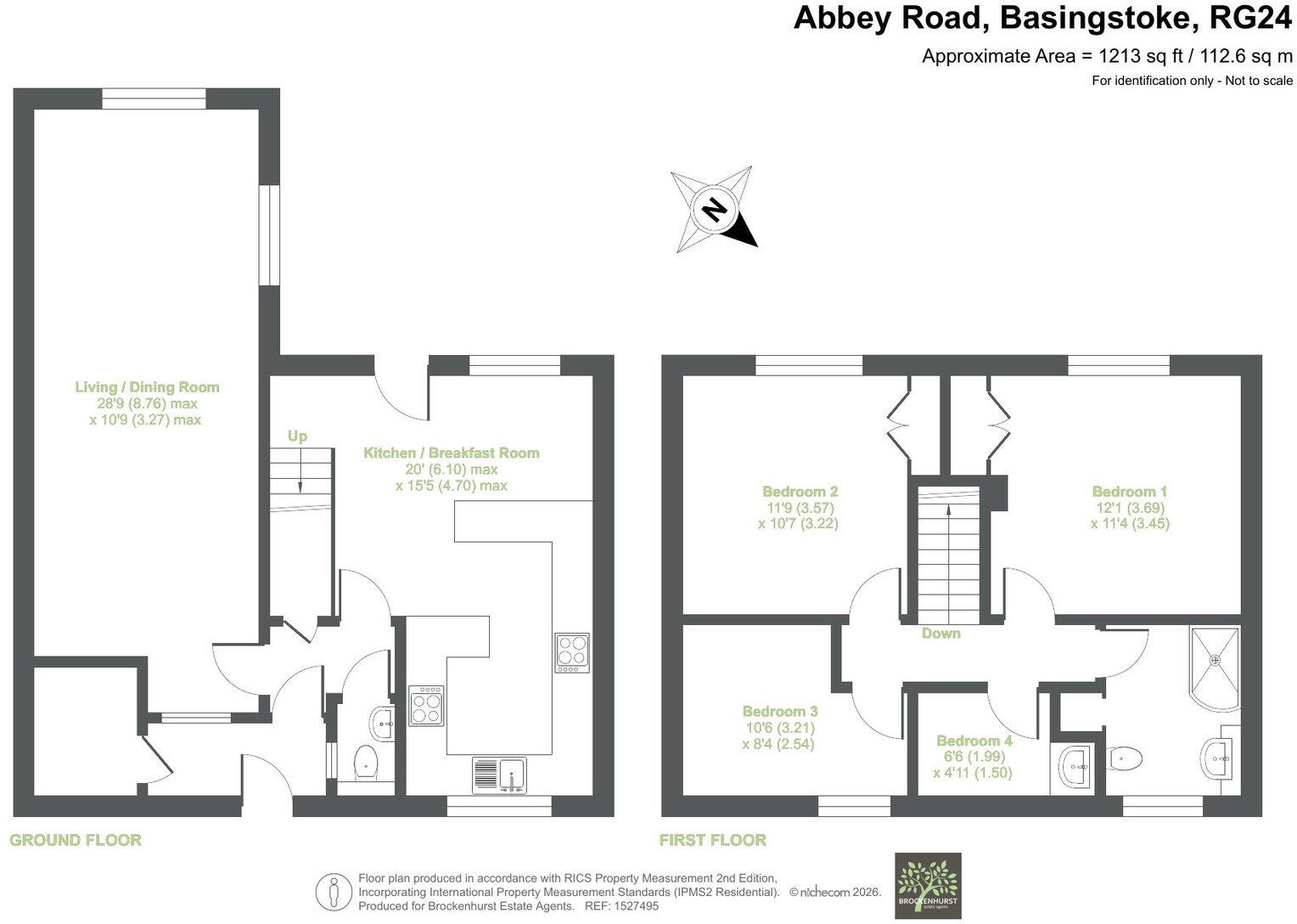 Abbey Road, Basingstoke RG24 9EP floorplan