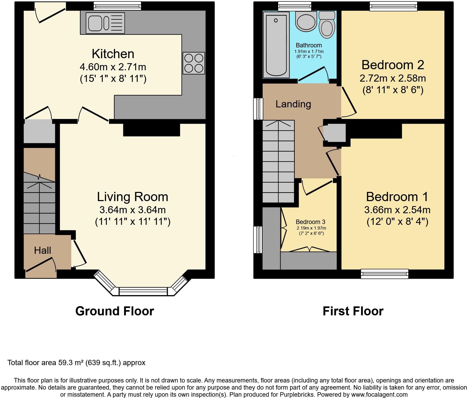 Glencoe Road, Sheffield, S2 floorplan