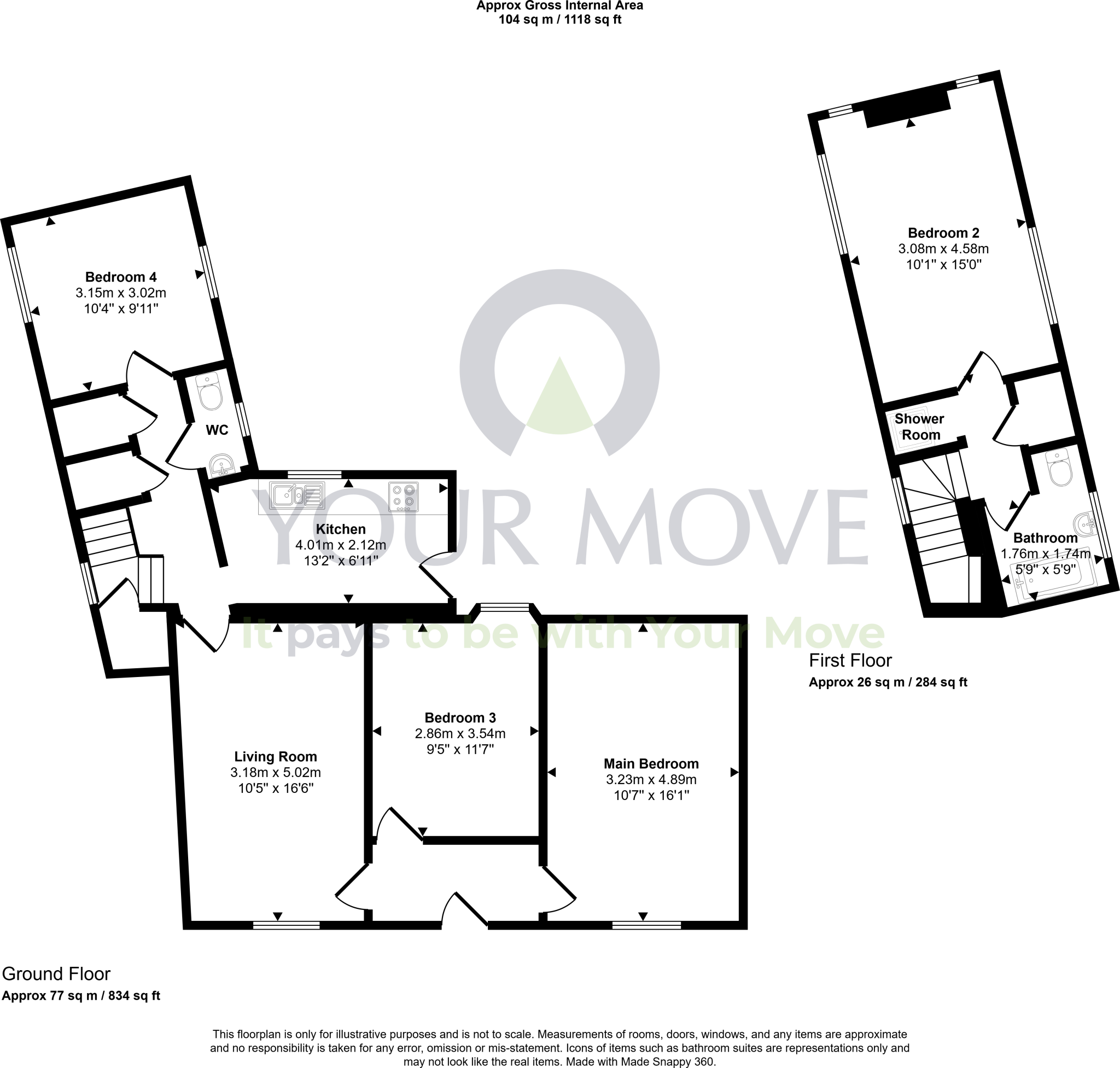 William Street, Carnoustie, Angus, DD7 floorplan