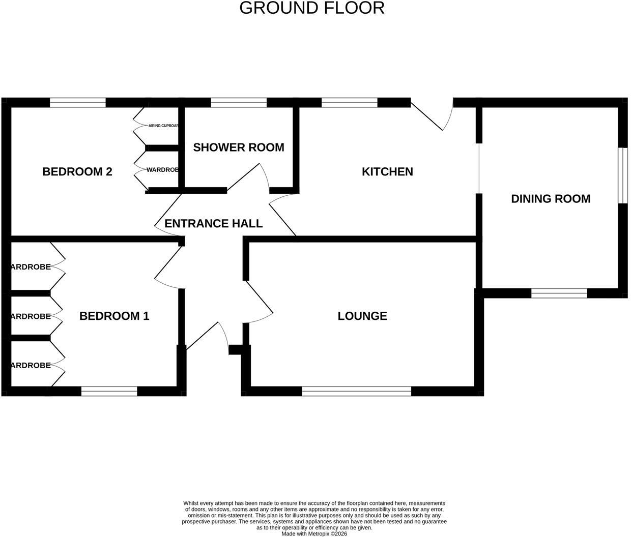 Peaks Avenue, New Waltham, Grimsby, N.E. Lincs, DN36 4LT floorplan