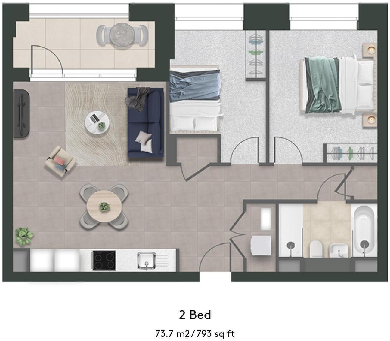 Linear Place, Wandsworth, London floorplan