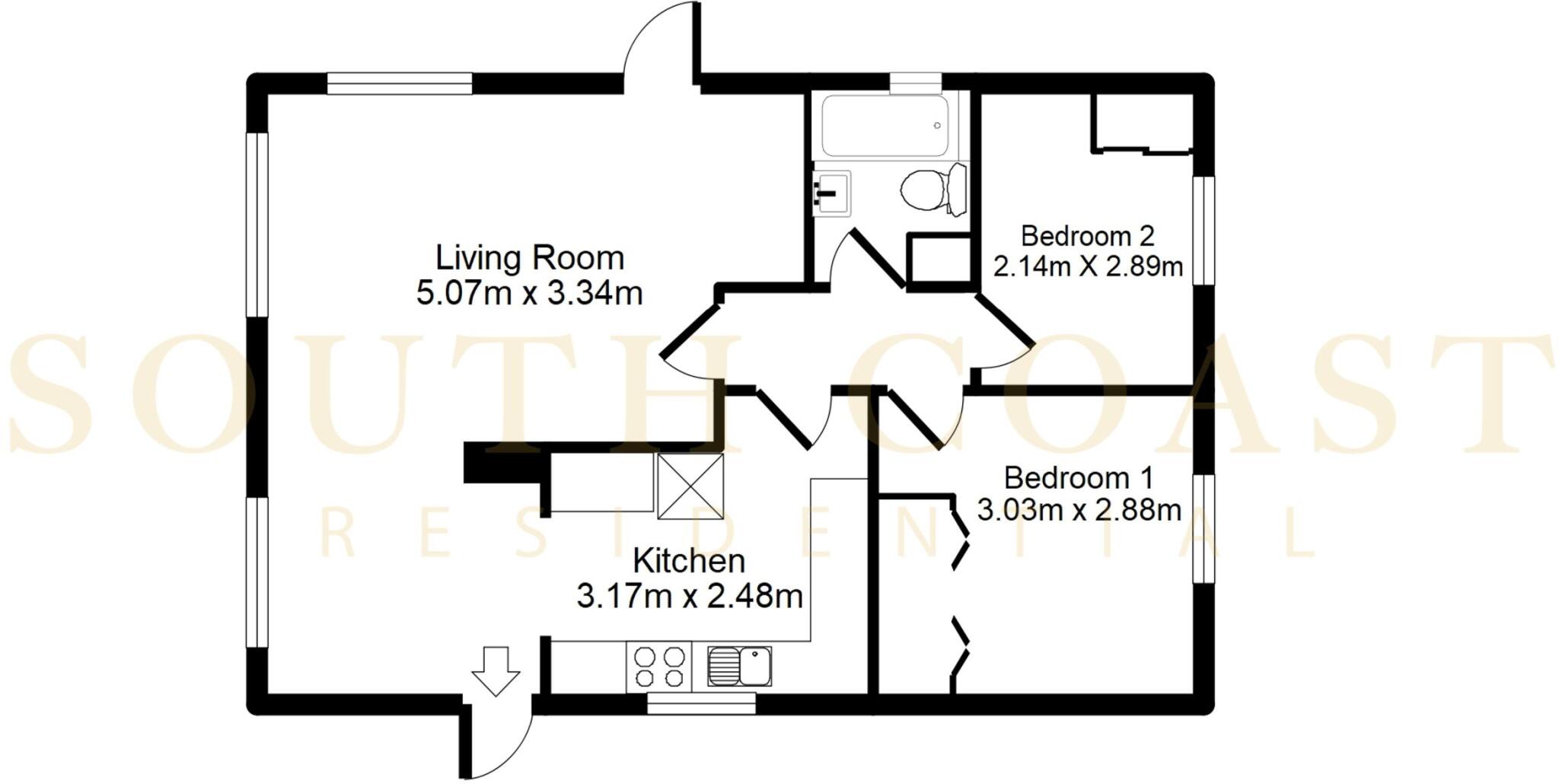 The Drive, Newhaven floorplan