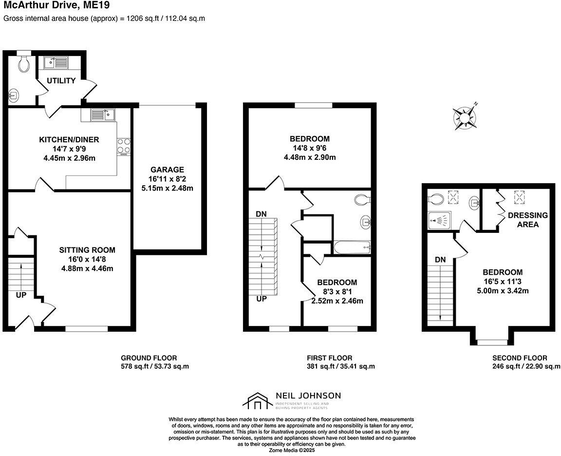 McArthur Drive, Kings Hill, West Malling, ME19 4GW floorplan