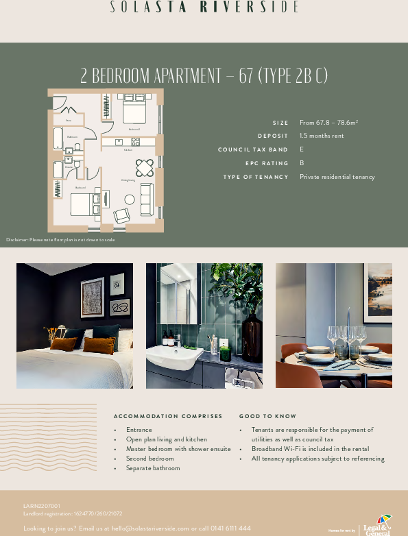 Clyde Place, Glasgow, G5 floorplan