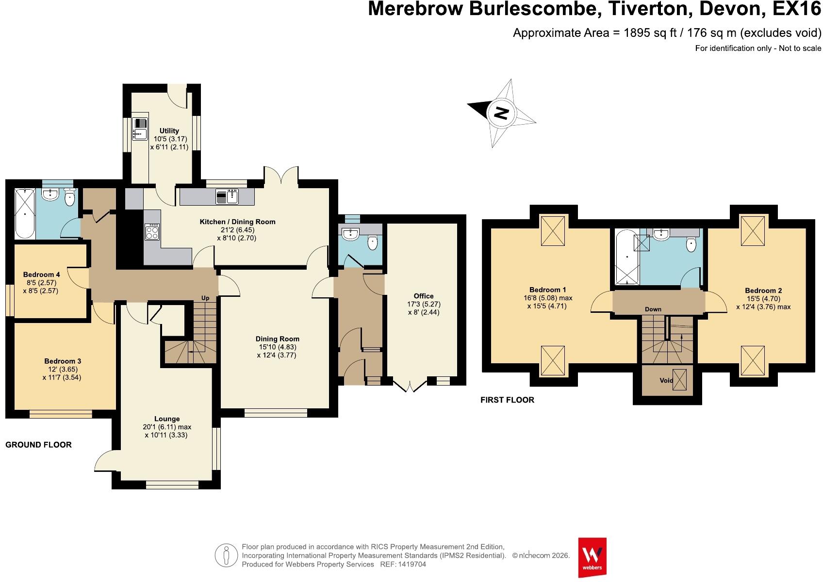 Burlescombe, Tiverton, Devon, EX16 floorplan