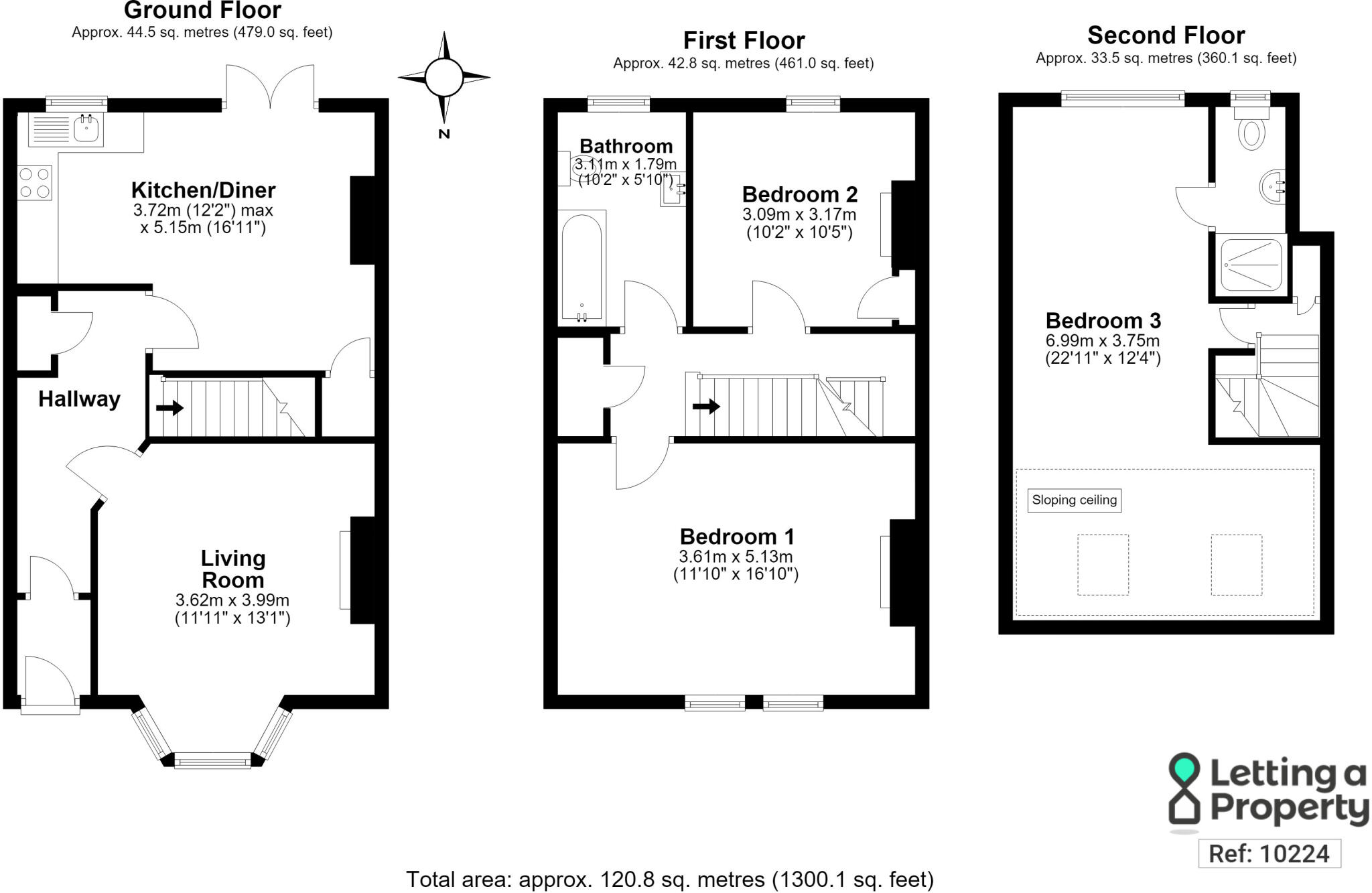 Raglan Road, Bristol, City of Bristol, BS7 8EG floorplan