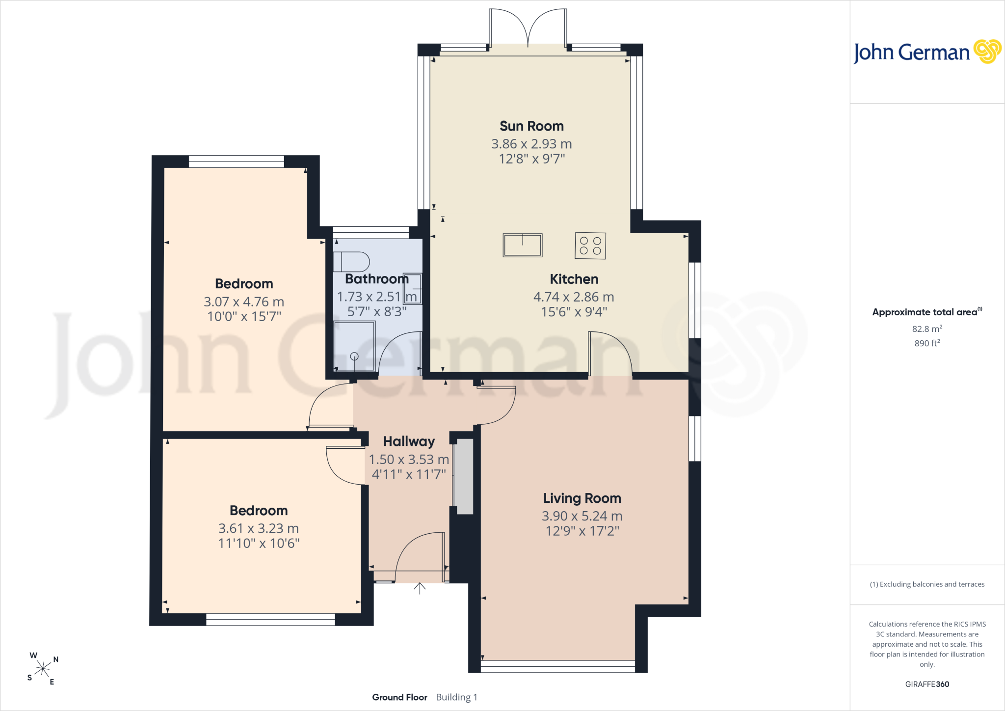 Highlands Drive, Winshill floorplan