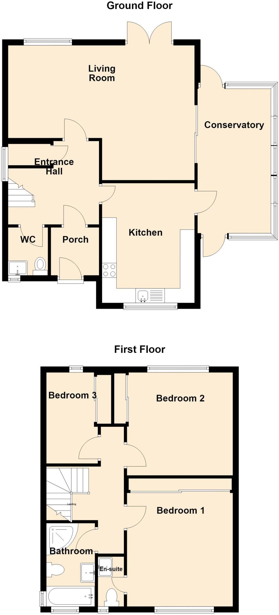 Swallow Close, Nursery Park, Ashington floorplan