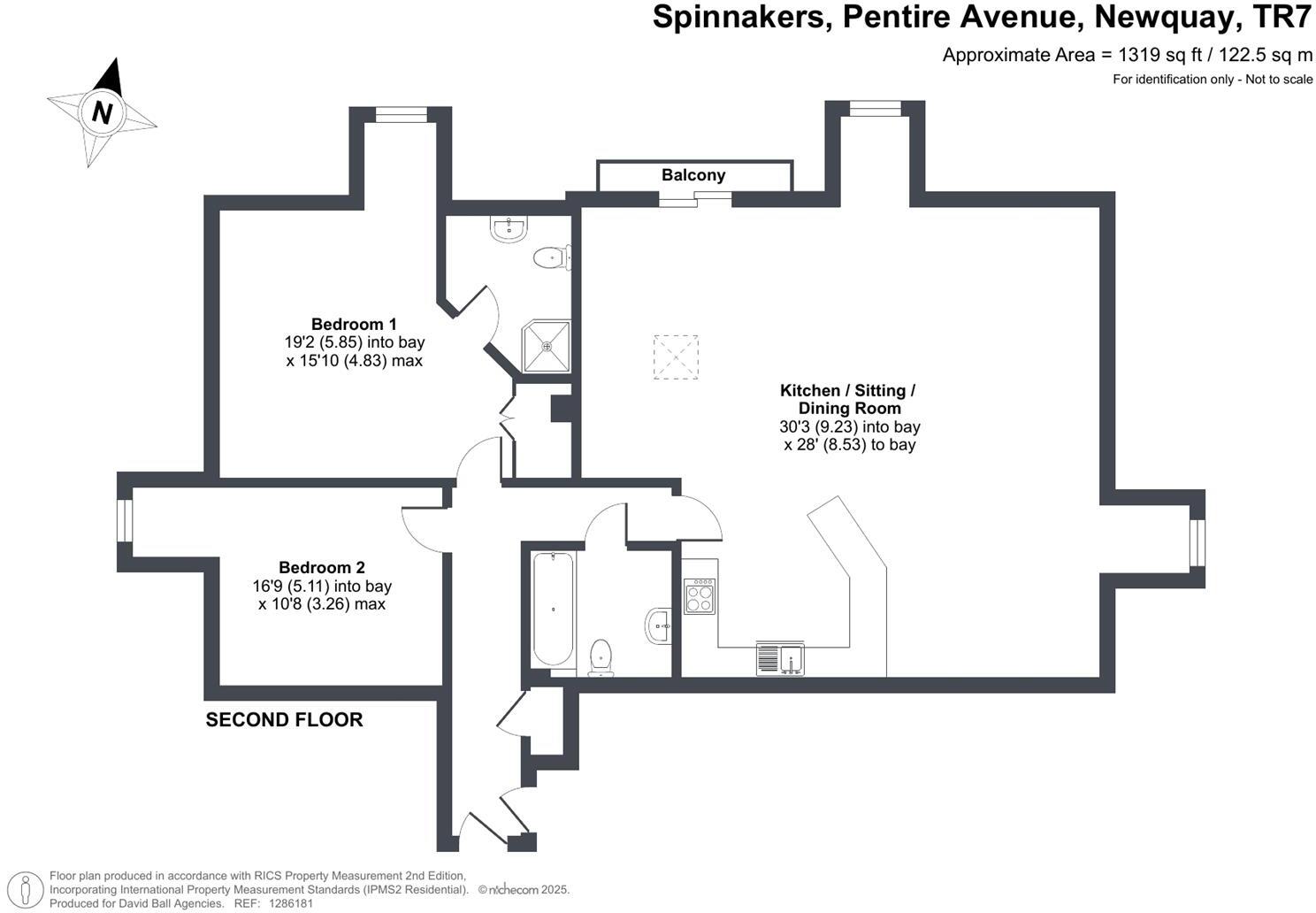 Pentire Avenue, Newquay floorplan