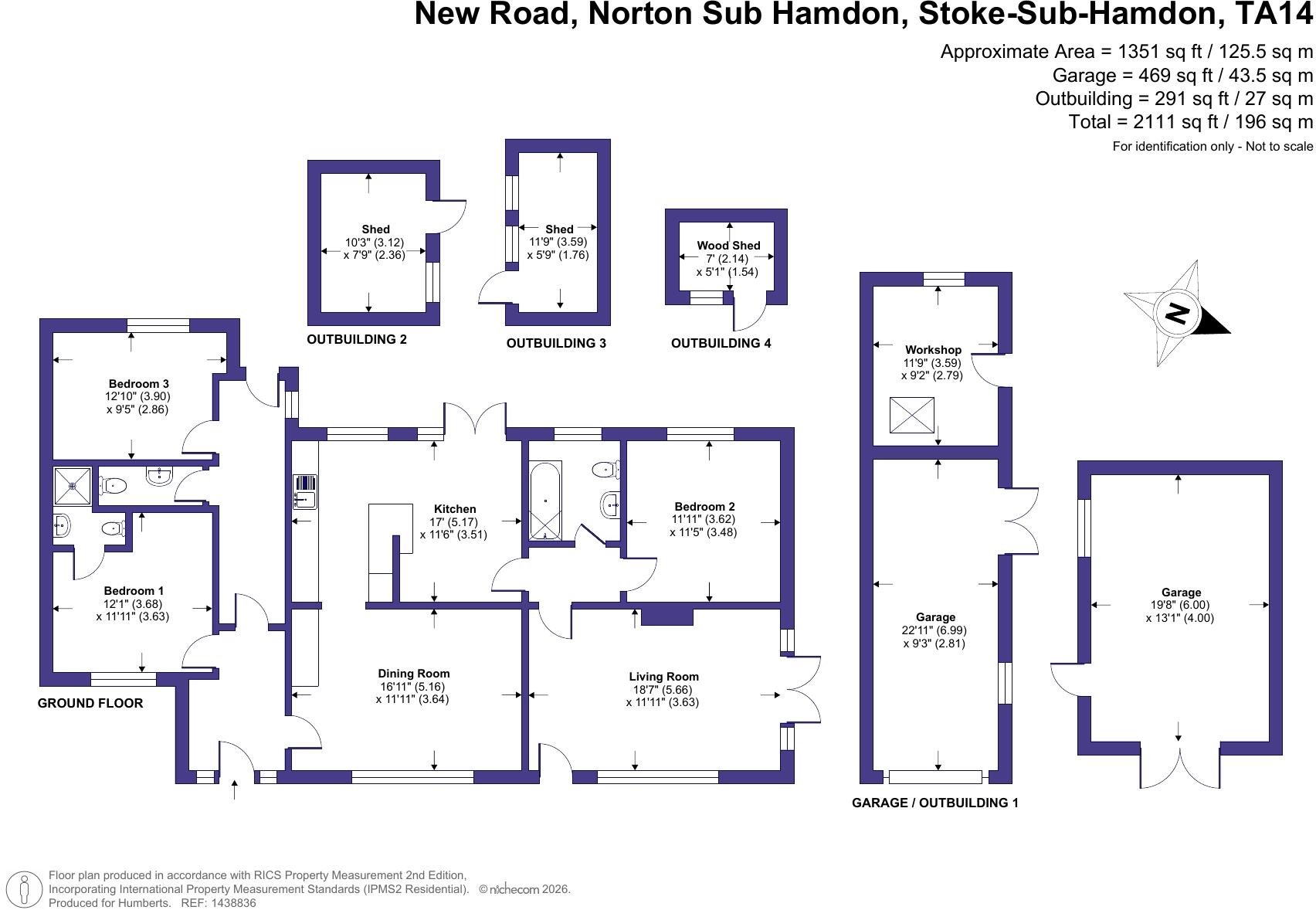 New Road, Norton Sub Hamdon, Stoke-Sub-Hamdon, Somerset floorplan