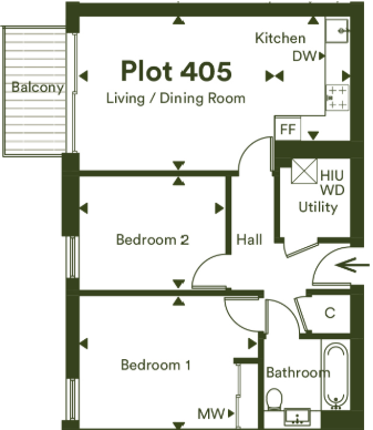 51 Flagstaff Road, Reading, 
RG2 6BW floorplan