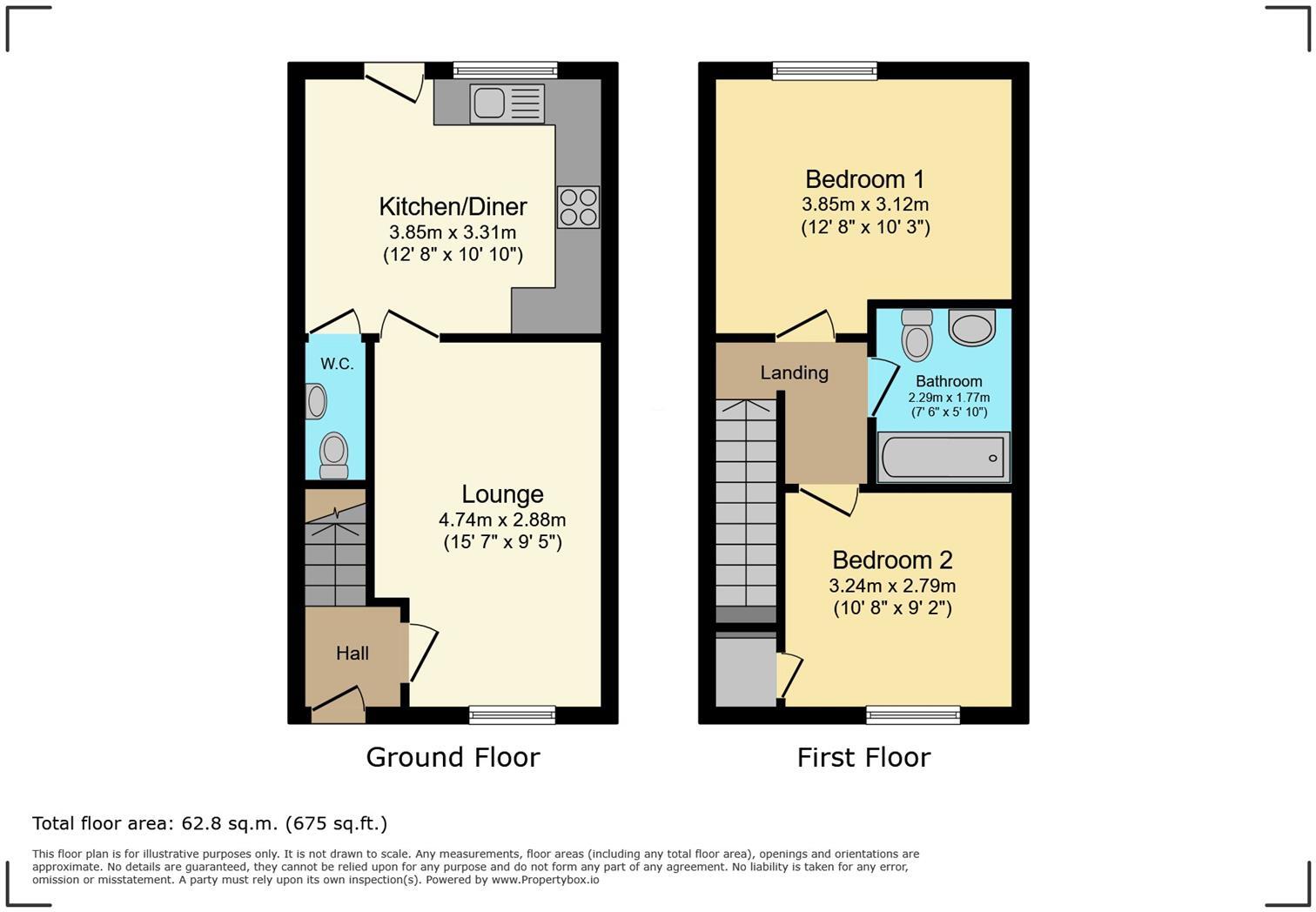 Whinfell Road, Dunston, Chesterfield floorplan