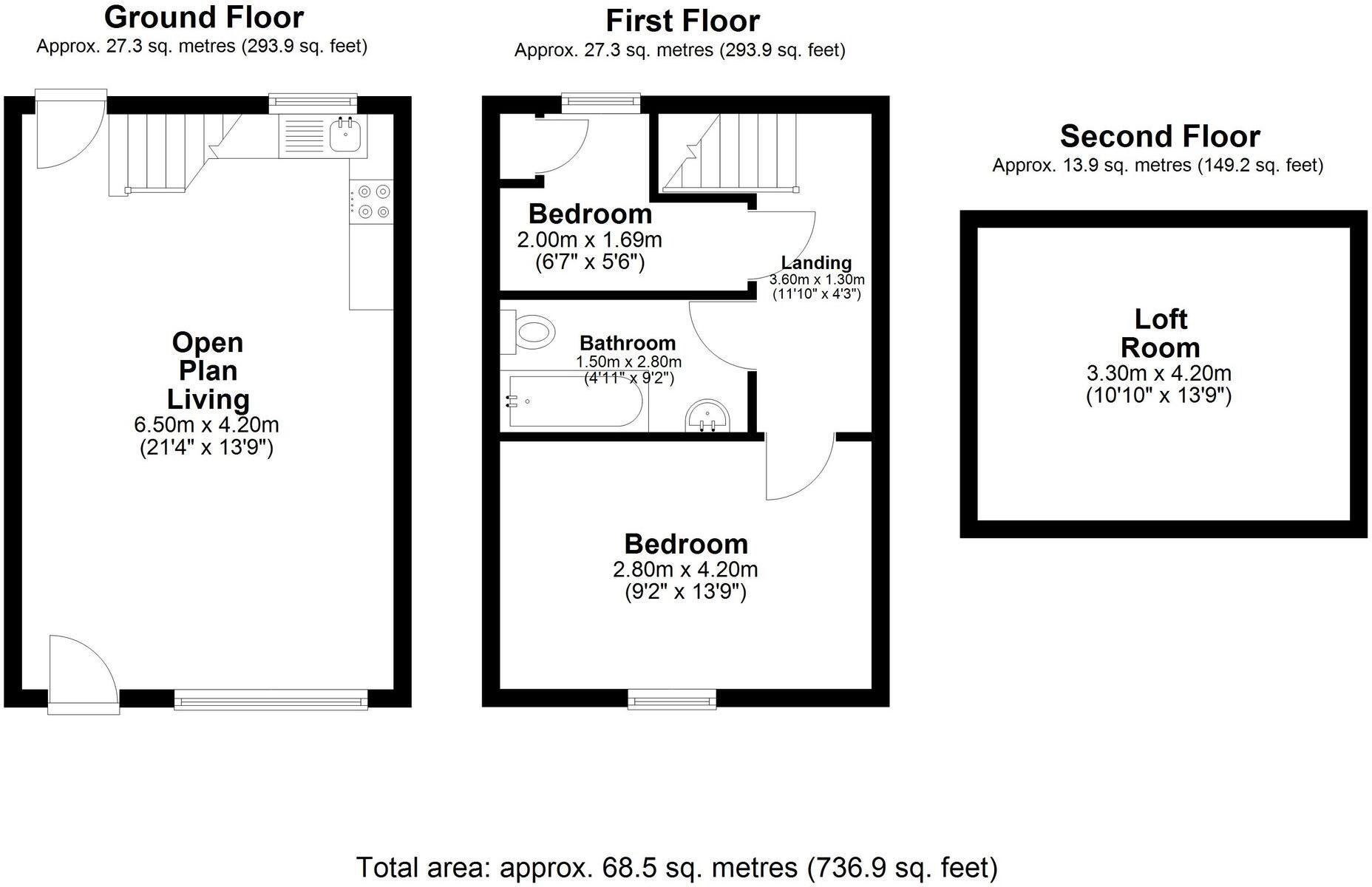 Skipton Road, Earby, BB18 floorplan