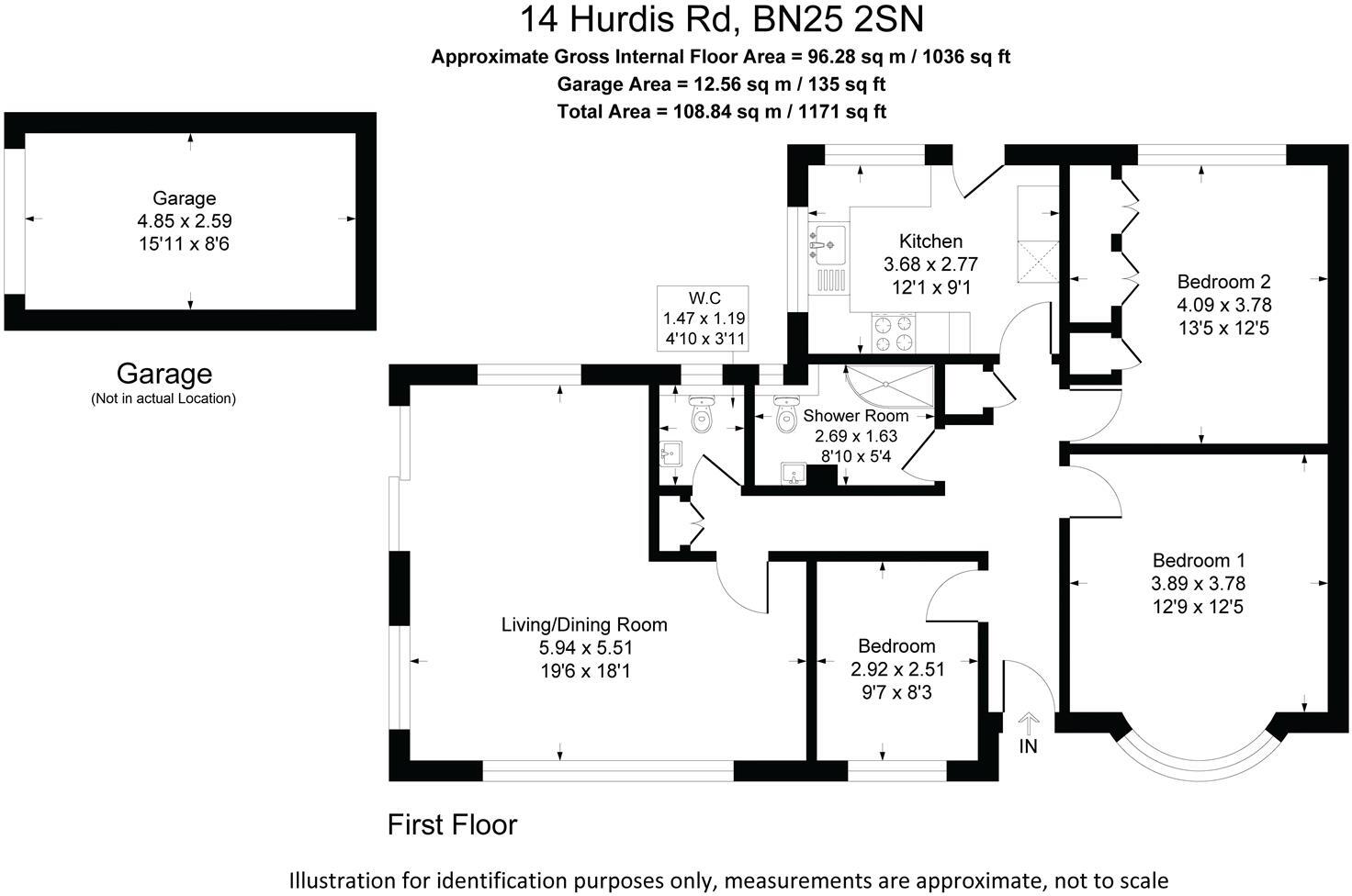 Hurdis Road, Seaford floorplan
