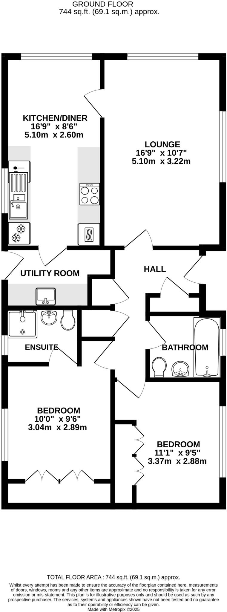 Truro Heights, Truro, TR1 floorplan
