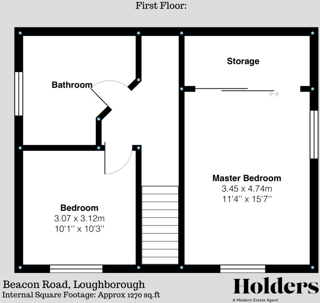 Beacon Road, Loughborough floorplan