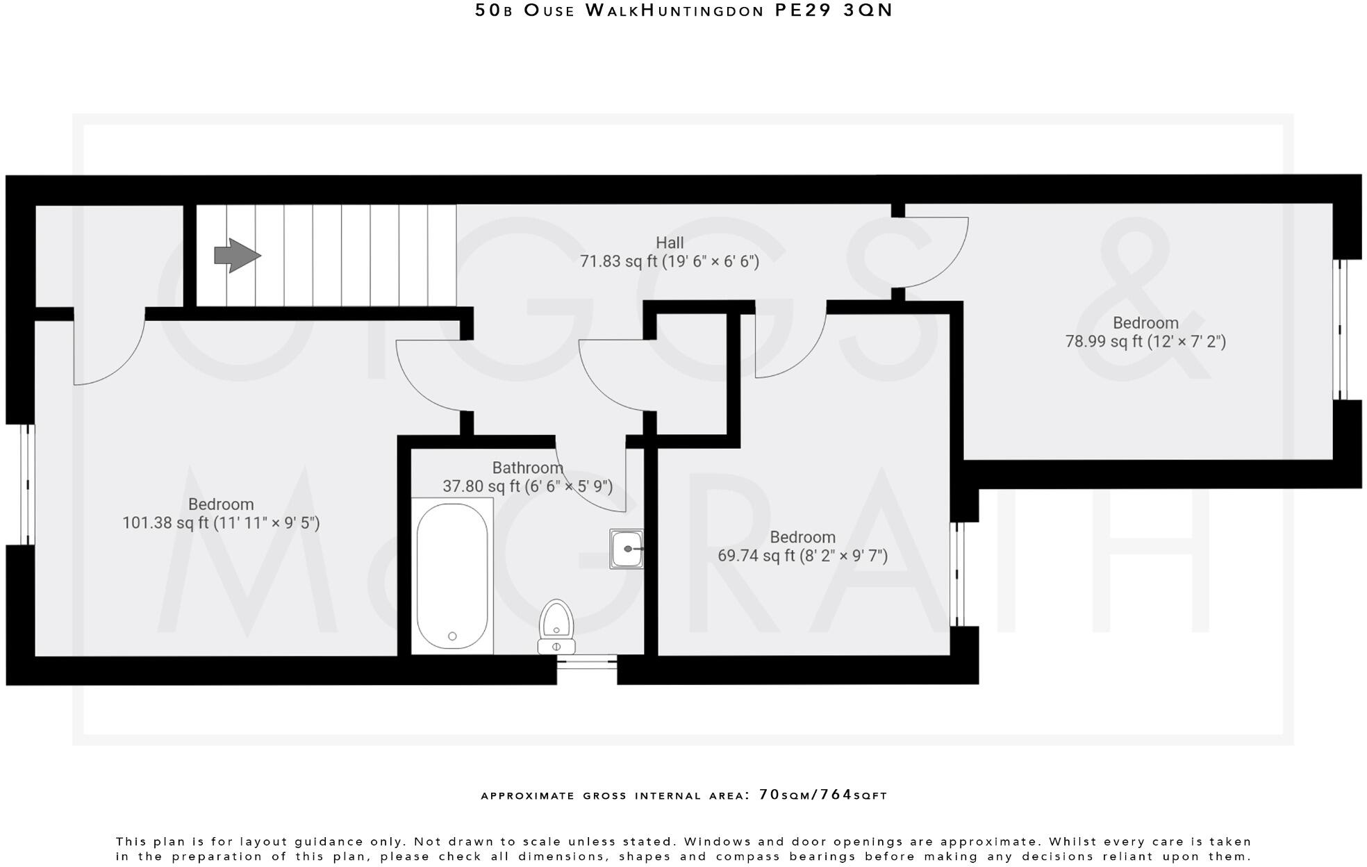 Ouse Walk, Huntingdon, Cambridgeshire, PE29 3QN floorplan