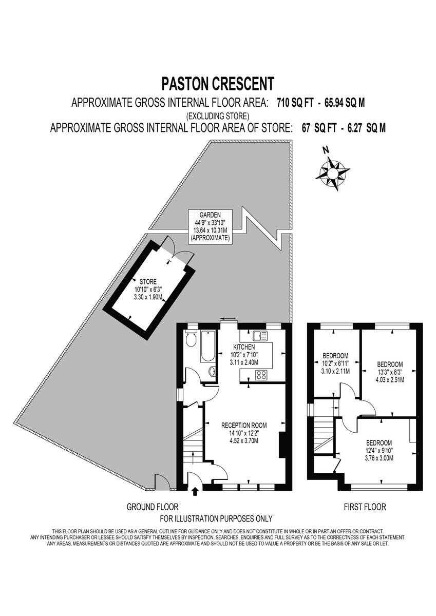Paston Crescent, London SE12 floorplan
