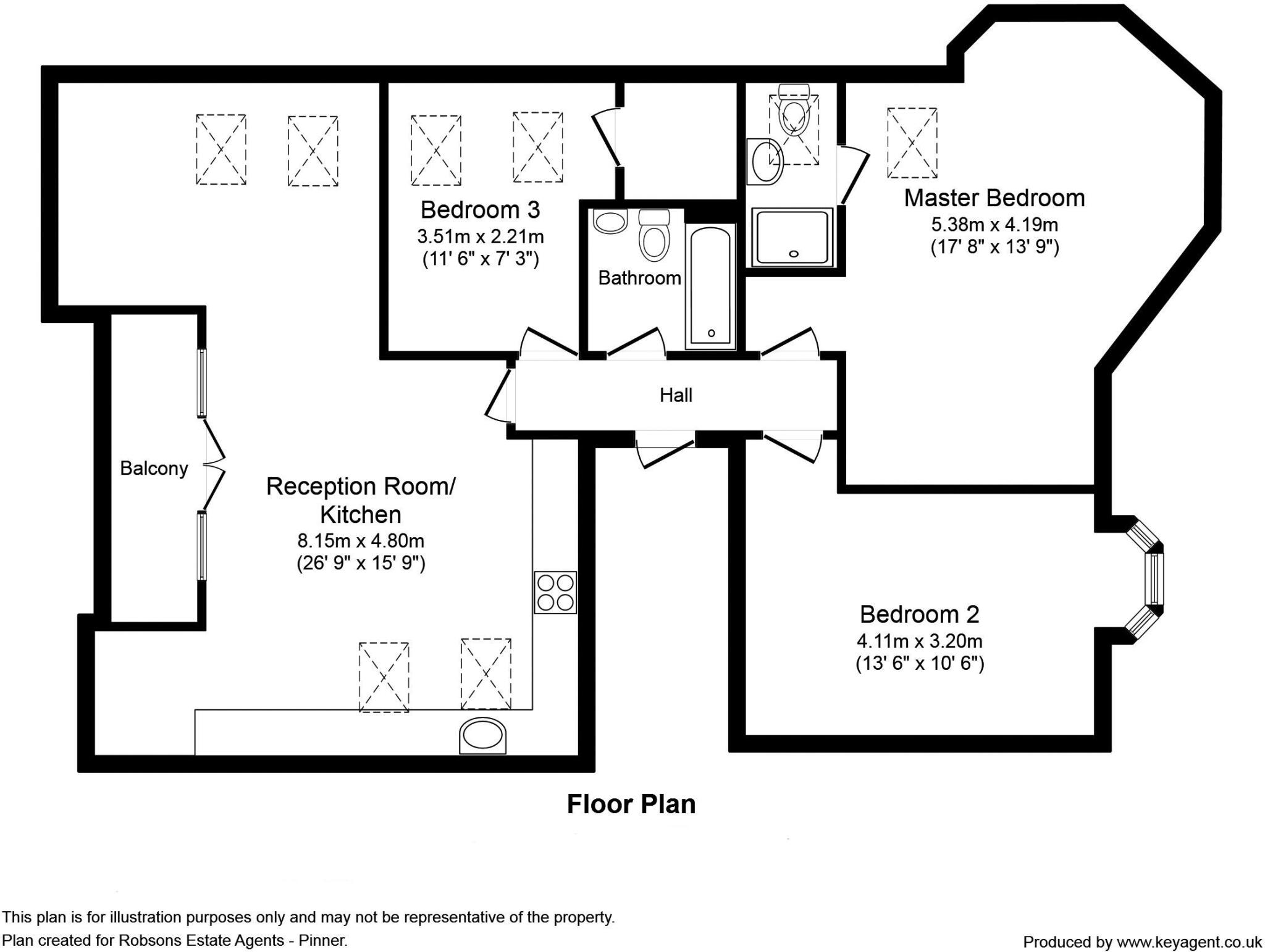 Wilby House, Avenue Road, Pinner  floorplan