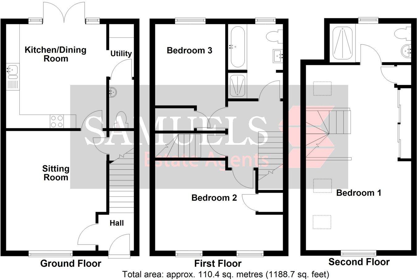 Coaker Road, Westclyst, Exeter, EX1 floorplan