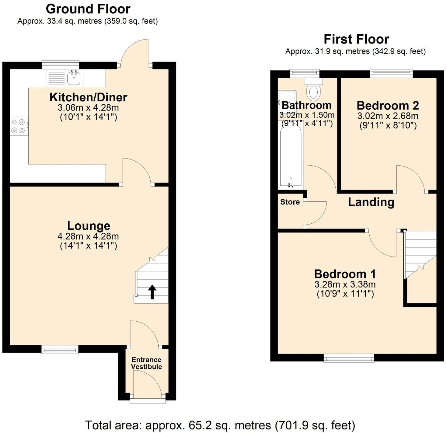 Beardwood Brow, Blackburn, BB2 floorplan