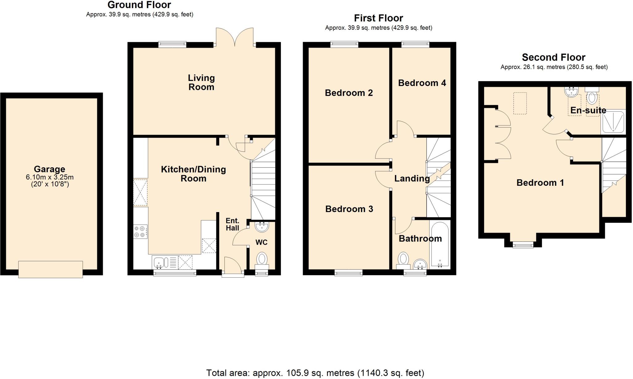 Thirsk Drive, Castlemead floorplan