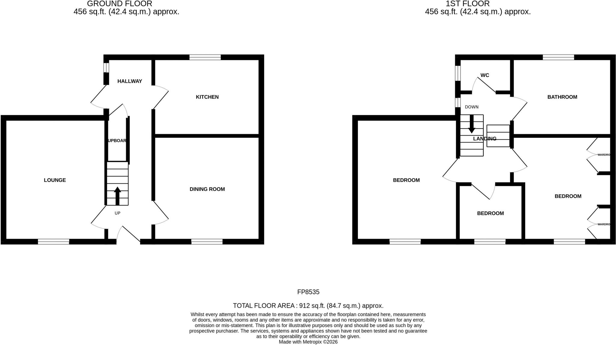 Conwy Old Road, Dwygyfylchi  floorplan