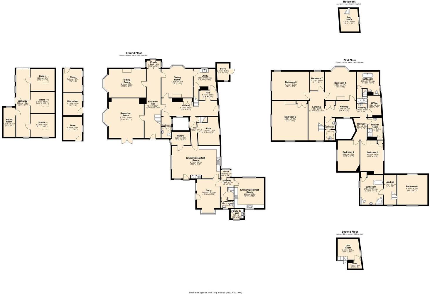 Walton Cottage, Matlock Road, Walton floorplan