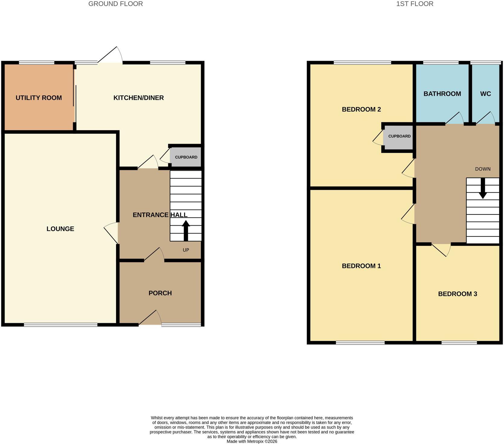 Shetland Gardens, Doncaster, DN2 floorplan