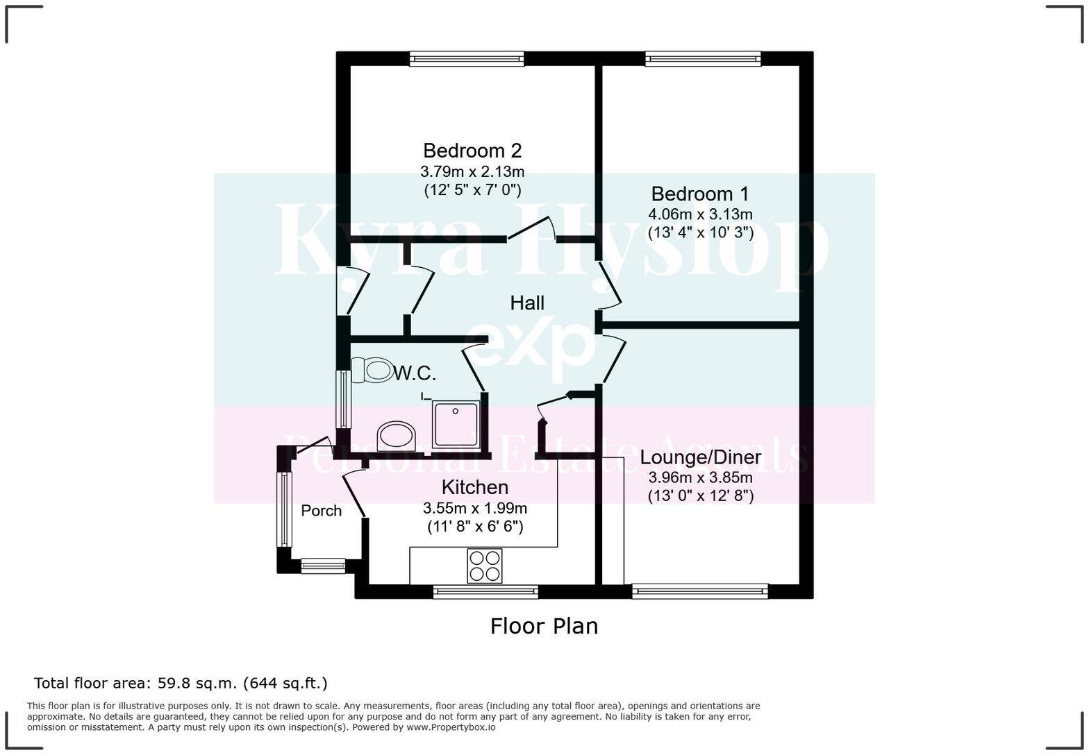 Harringcourt Road, Exeter, EX4 8PQ floorplan