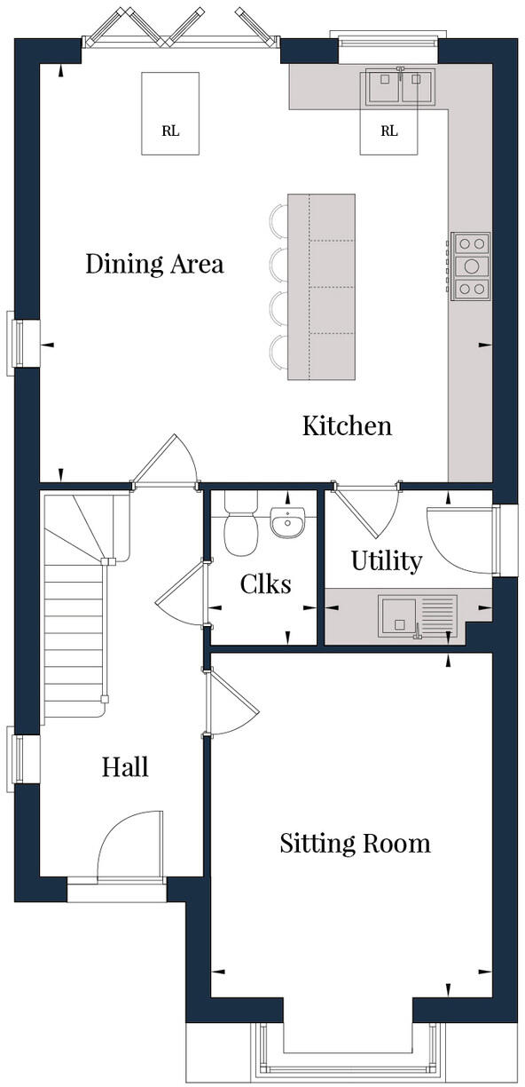 8 Peverell Gardens, Stebbing floorplan