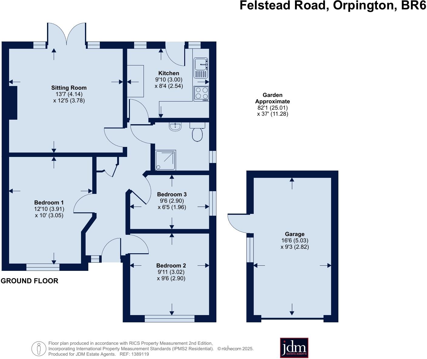 Felstead Road, Orpington, Kent, BR6 floorplan
