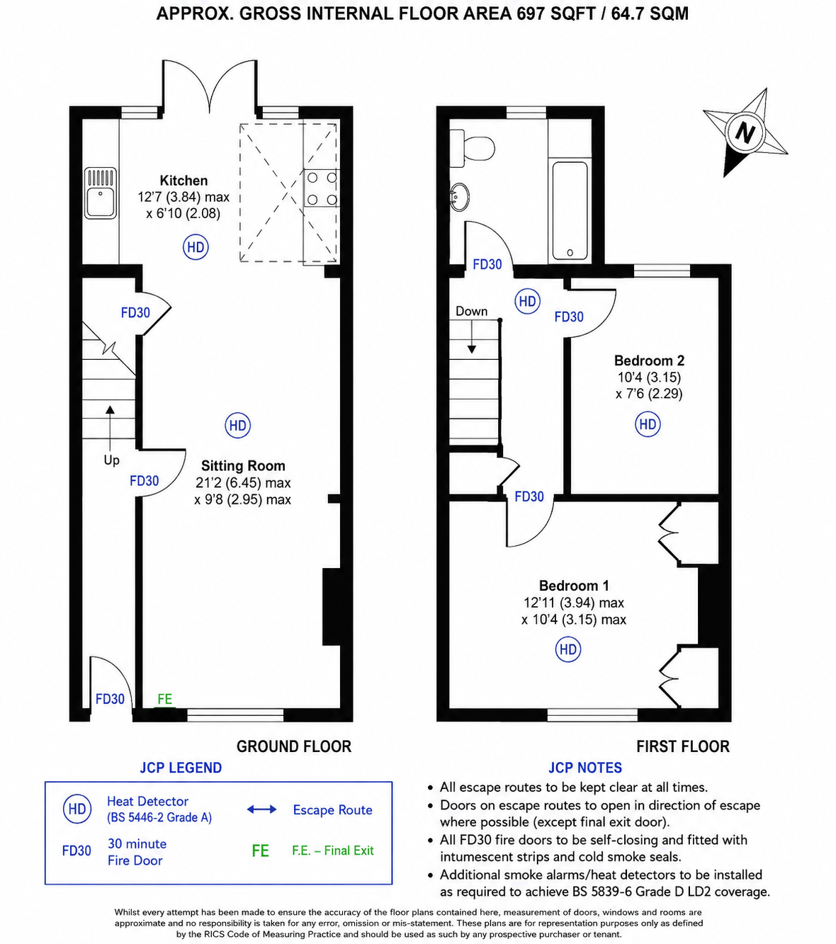 Great Clarendon Street, Jericho floorplan