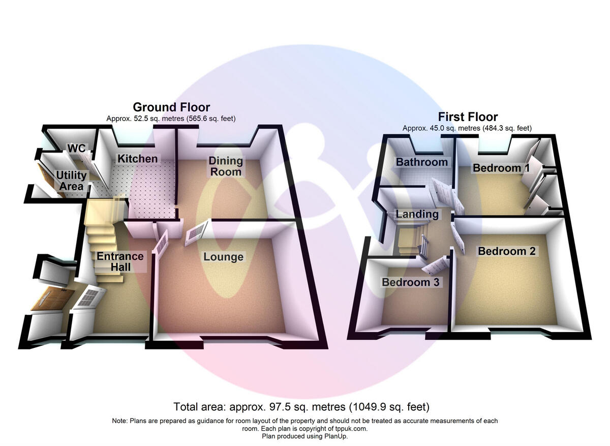 Glanffrydlas, Bethesda, Gwynedd, LL57 floorplan