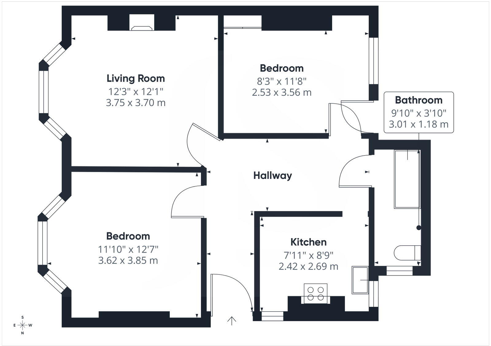 Gratwicke Road, Worthing, BN11 4BH floorplan