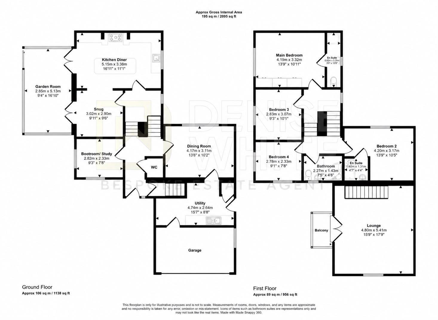 Peak View, Leek, Staffordshire, ST13 5SX floorplan