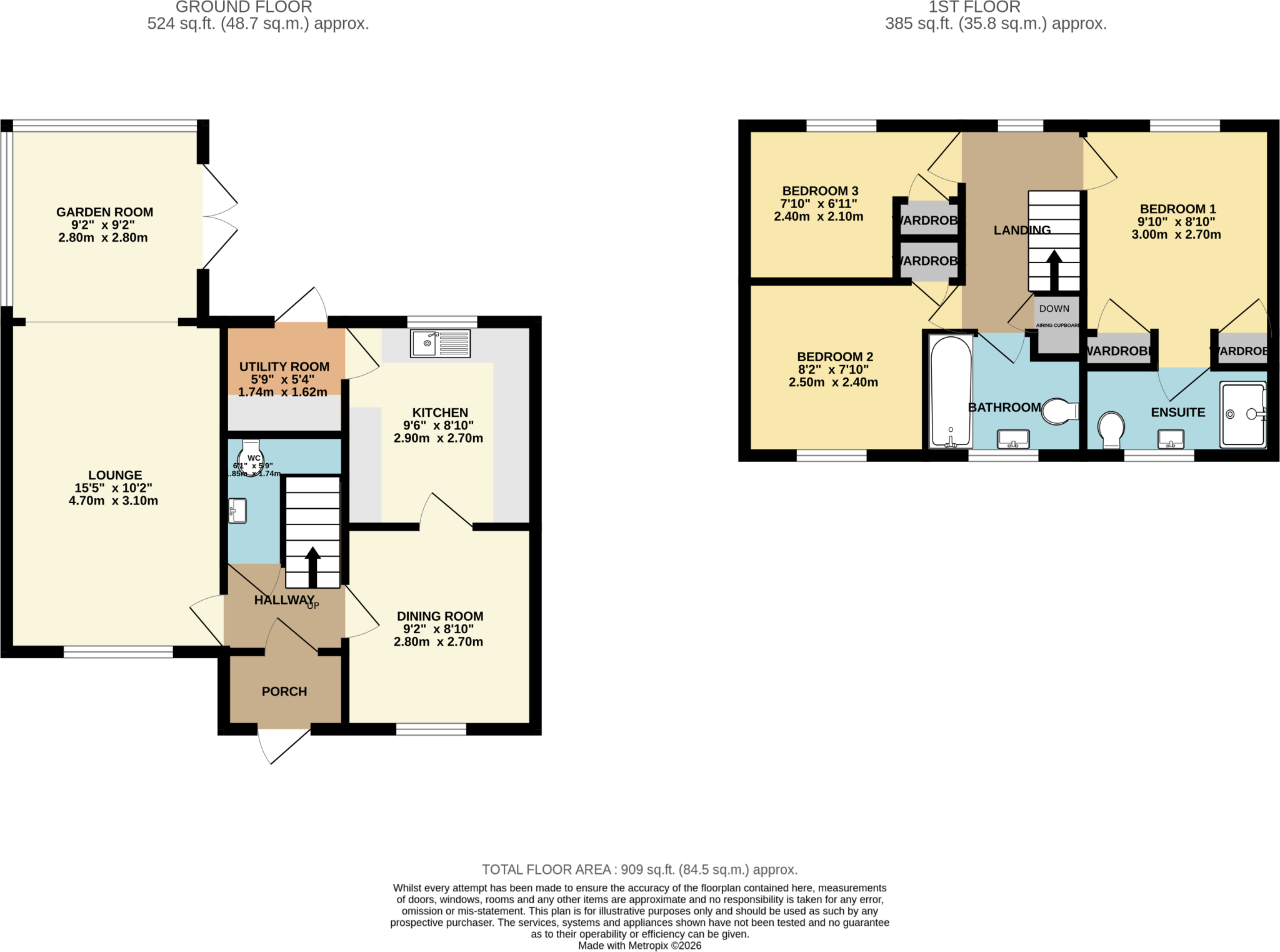 Alice Driver Road, Grundisburgh, IP13 floorplan
