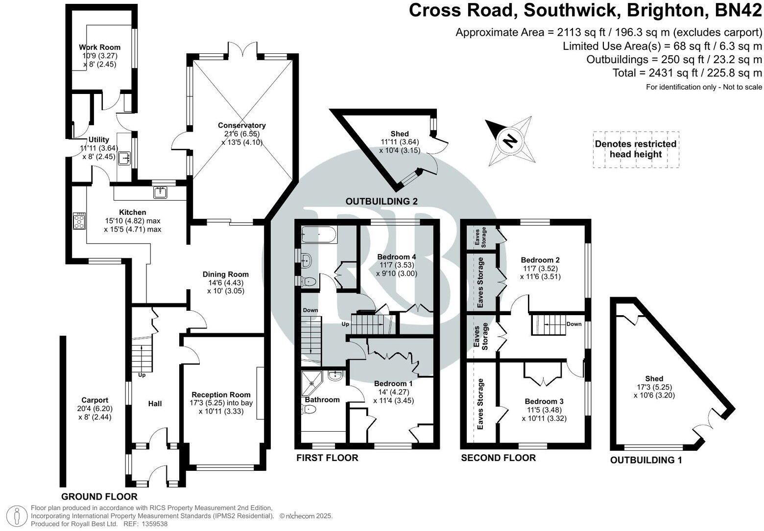 Cross Road, Southwick, BN42 4HF floorplan